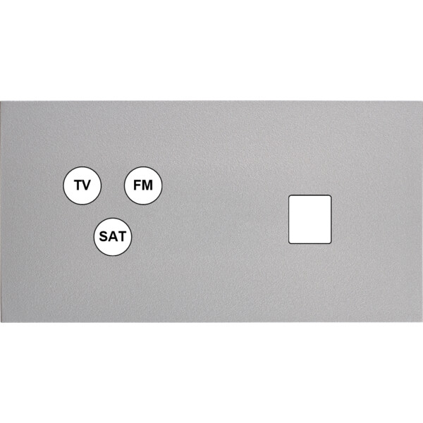 Façade désir alu mat double horizontale c3 m1  - Modelec - 274822