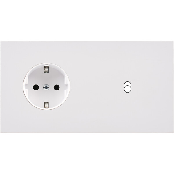 Façade désir blanc mat double horizontale pck b1  - Modelec - 277820-K