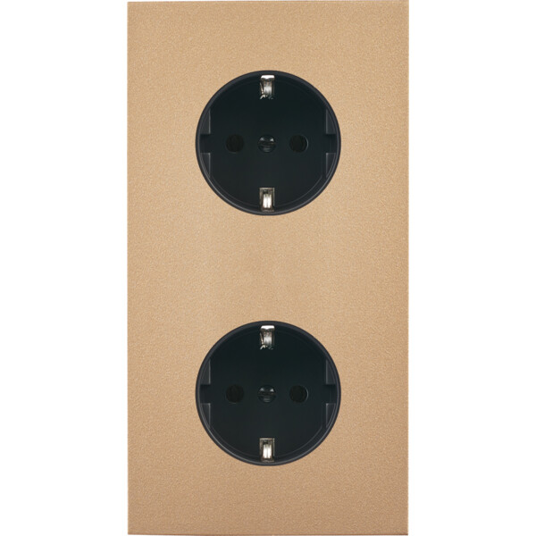 Façade désir doré mat double verticale pck pck - Modelec - 280824-K