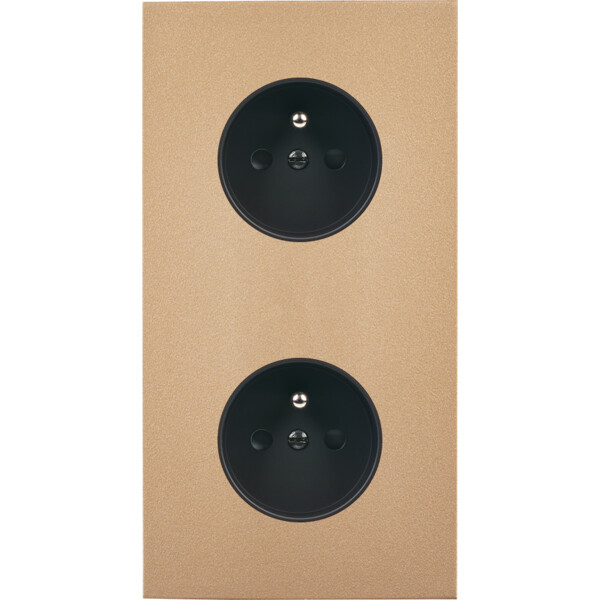 Façade désir doré mat double verticale pc pc - Modelec - 280824