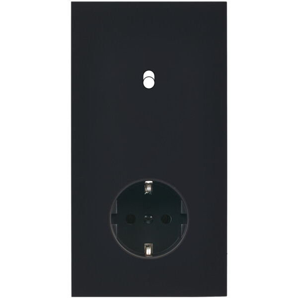 Façade désir noir mat double verticale b1 pck - Modelec - 281818-K