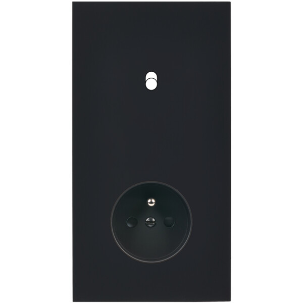 Façade désir noir mat double verticale b1 pc - Modelec - 281818