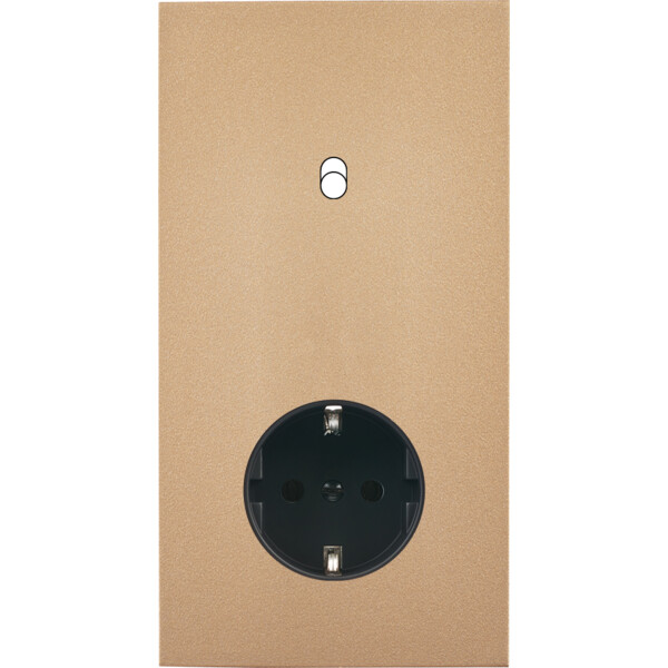 Façade désir doré mat double verticale b1 pck - Modelec - 281824-K