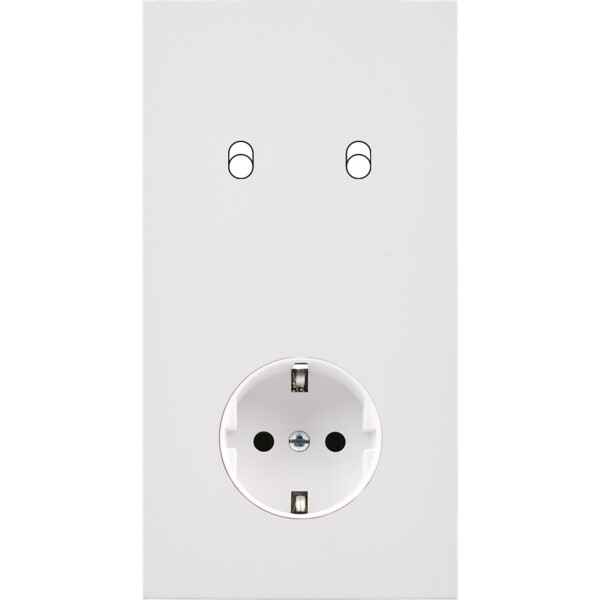 Façade désir blanc mat double verticale b2 pck - Modelec - 282820-K