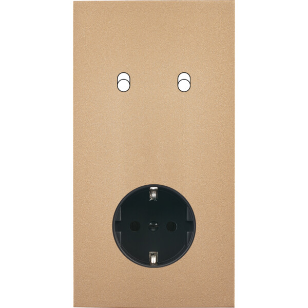 Façade désir doré mat double verticale b2 pck - Modelec - 282824-K