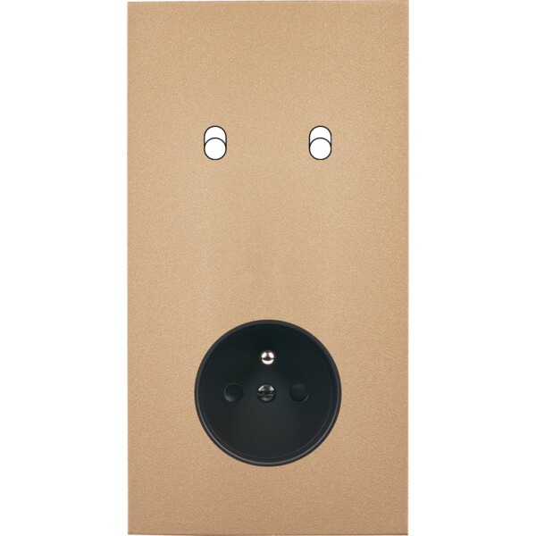 Façade désir doré mat double verticale b2 pc - Modelec - 282824