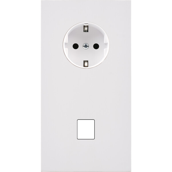 Façade désir blanc mat double verticale pck m1 - Modelec - 283820-K