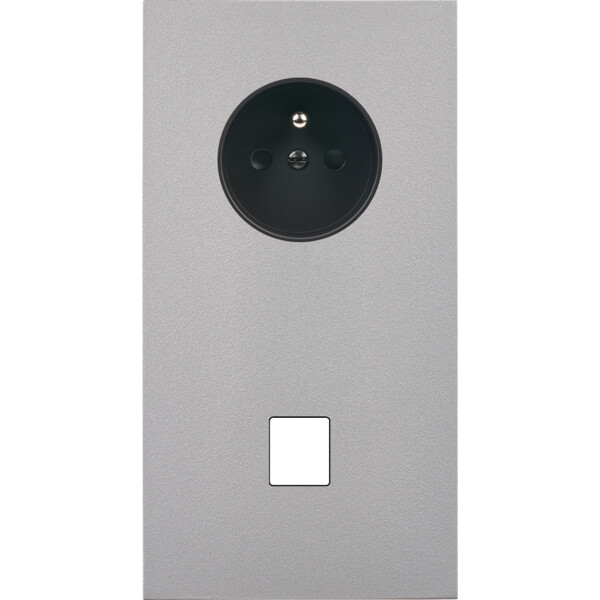 Façade désir alu mat double verticale pc 1 media - Modelec - 283822