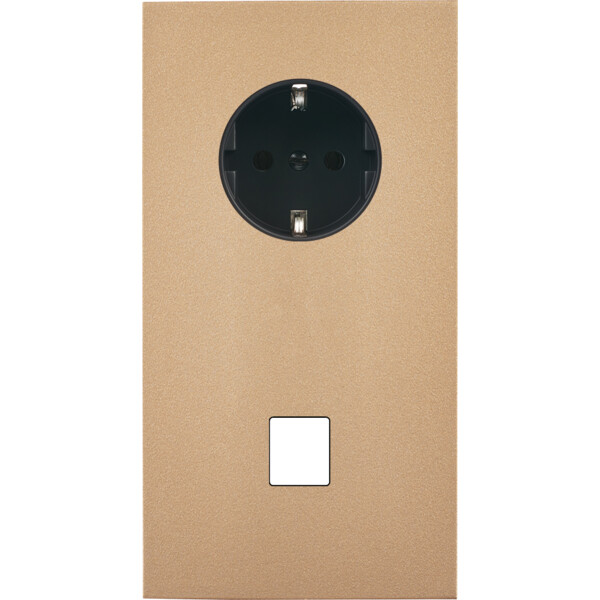 Façade désir doré mat double verticale pck m1 - Modelec - 283824-K