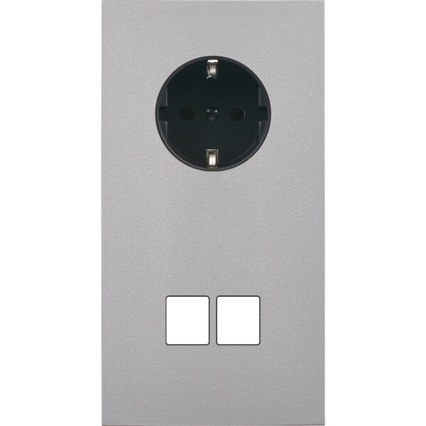 Façade désir alu mat double verticale pck m2 - Modelec - 284822-K