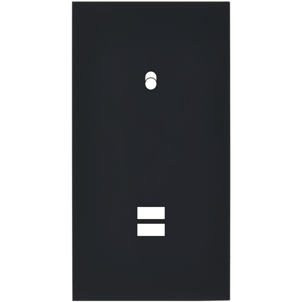 Façade désir noir mat double verticale b1 u1  - Modelec - 293818
