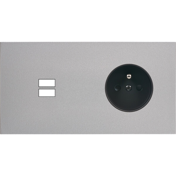 Façade désir alu mat double horizontale u1 pc  - Modelec - 295822