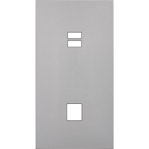 Façade désir alu mat double verticale u1 m1  - Modelec - 296822