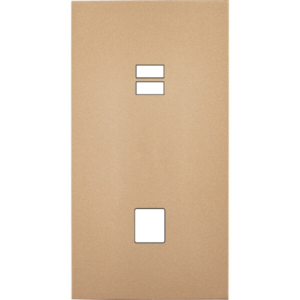Façade désir doré mat double verticale u1 m1  - Modelec - 296824