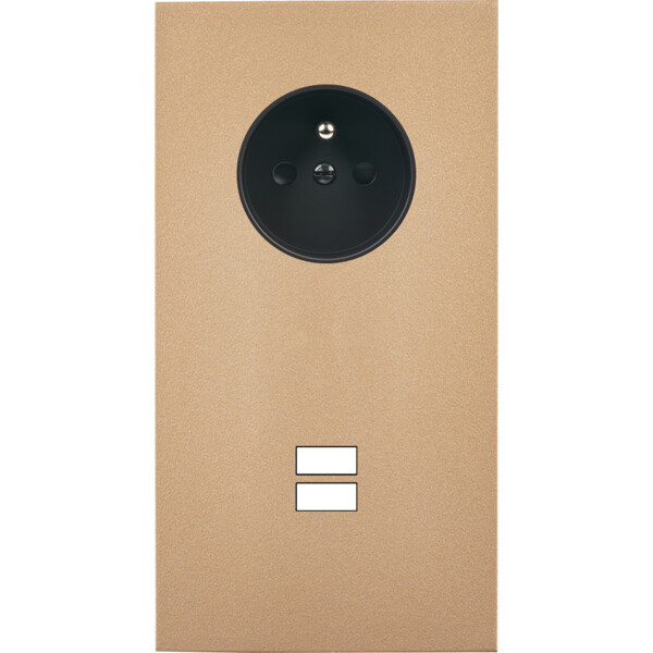 Façade désir doré mat double verticale pc u1  - Modelec - 299824