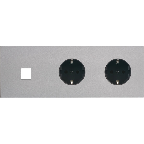 Façade désir alu mat triple horizontale m1 pck pck  - Modelec - 301822-K