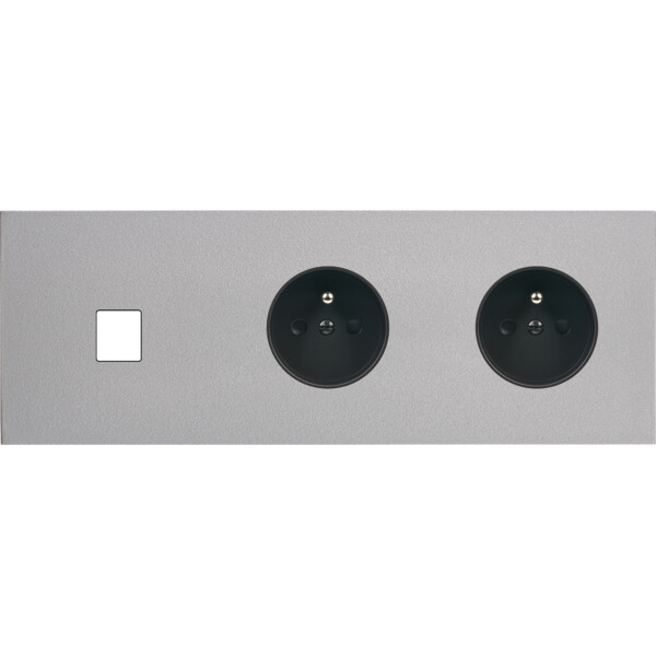 Façade désir alu mat triple horizontale m1 pc pc  - Modelec - 301822