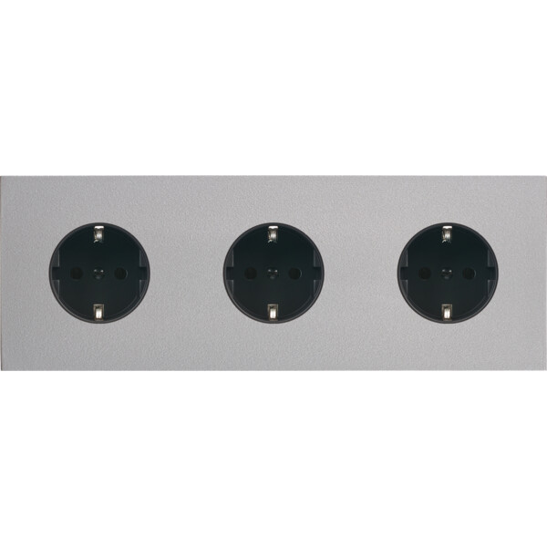 Façade désir alu mat triple horizontale pck pck pck - Modelec - 310822-K