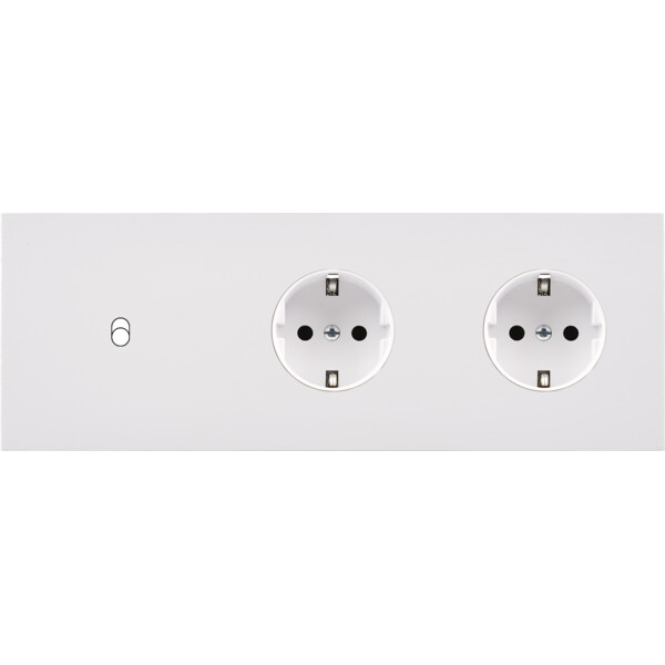 Façade désir blanc mat triple horizontale b1 pck pck - Modelec - 311820-K