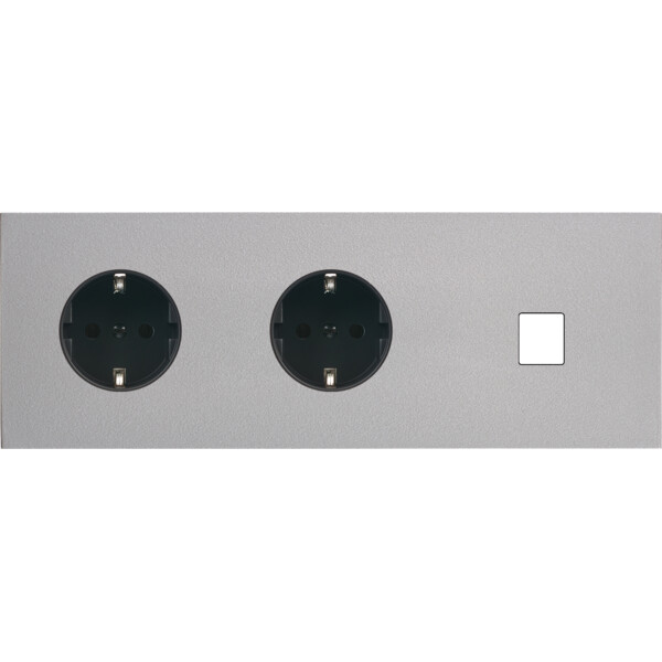 Façade désir alu mat triple horizontale pck pck m1 - Modelec - 313822-K