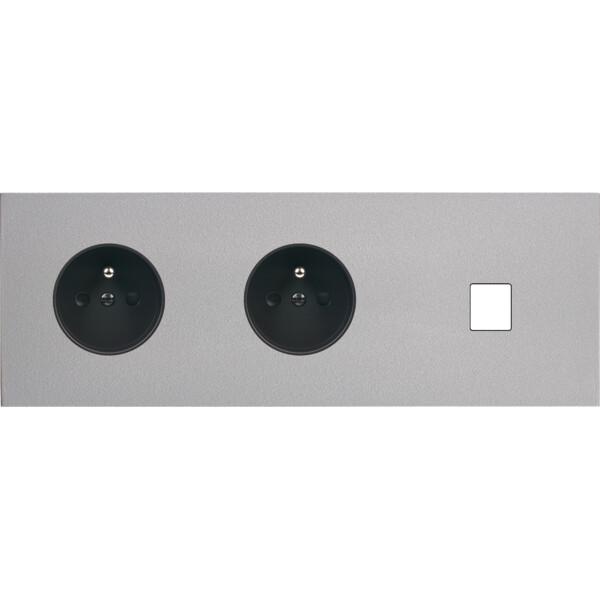 Façade désir alu mat triple horizontale pc pc 1 media - Modelec - 313822