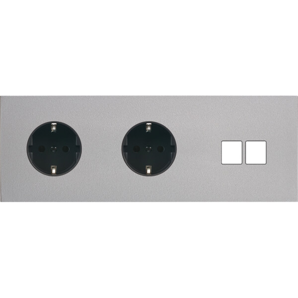 Façade désir alu mat triple horizontale pck pck m2 - Modelec - 314822-K