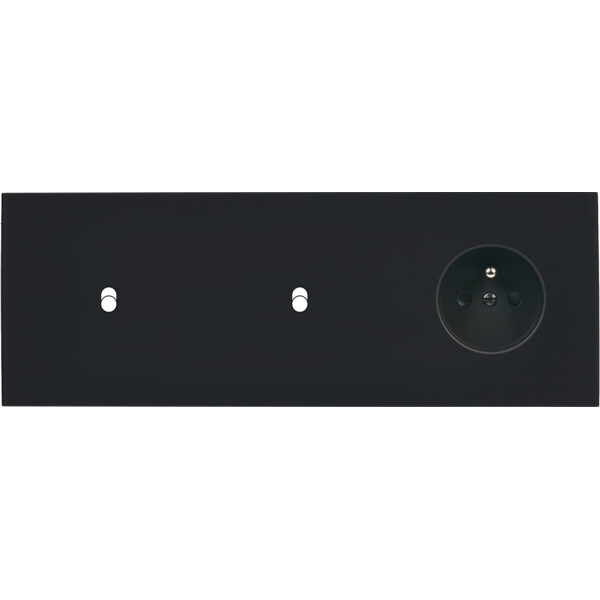 Façade désir noir mat triple horizontale b1 b1 pc - Modelec - 316818