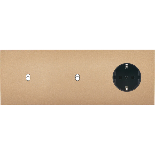Façade désir doré mat triple horizontale b1 b1 pck - Modelec - 316824-K
