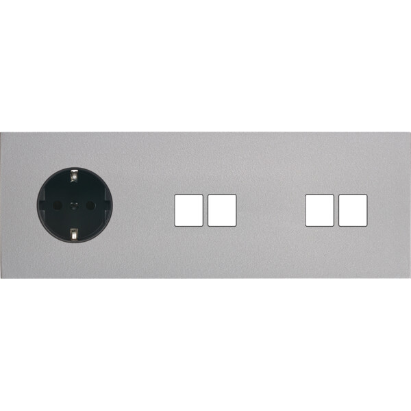 Façade désir alu mat triple horizontale pck m2 m2 - Modelec - 317822-K