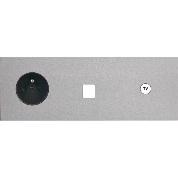 Façade désir alu mat triple horizontale pc m1 c1 - Modelec - 319822