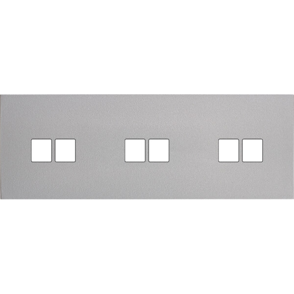 Façade désir alu mat triple horizontale 2 medias 2 medias 2 medias - Modelec - 323822