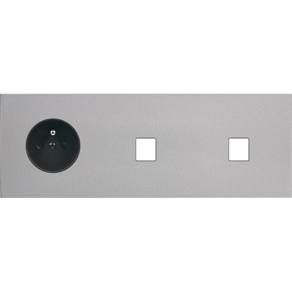 Façade désir alu mat triple horizontale pc m1 m1  - Modelec - 326822