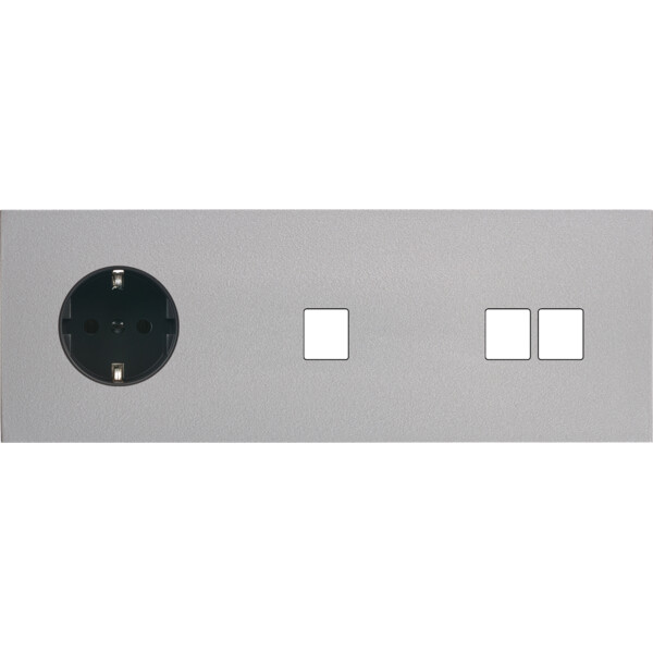 Façade désir alu mat triple horizontale pck m1 m2 - Modelec - 327822-K