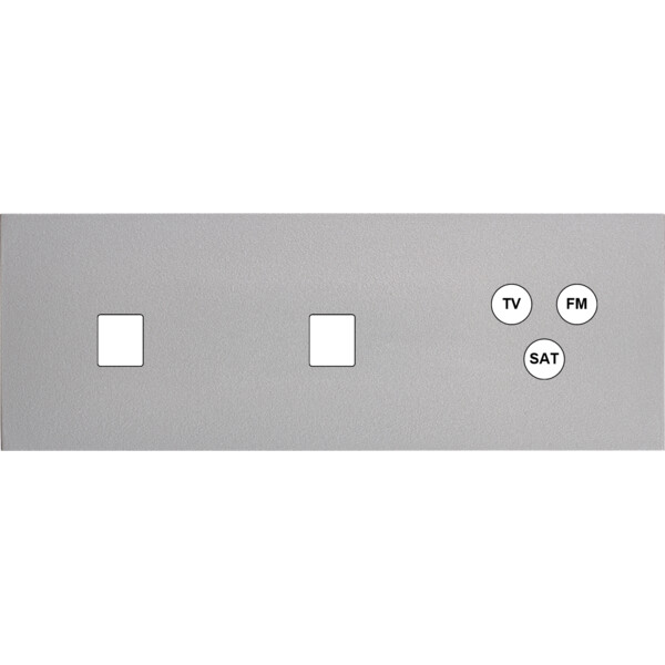 Façade désir alu mat triple horizontale m1 m1 c3 - Modelec - 328822