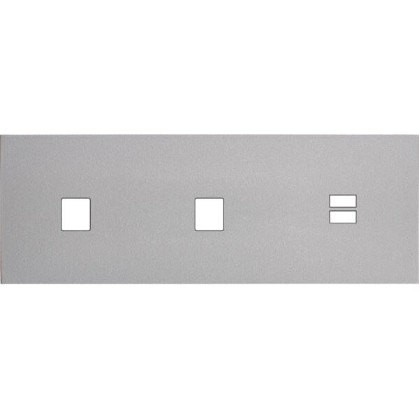 Façade désir alu mat triple horizontale m1 m1 u1 - Modelec - 330822