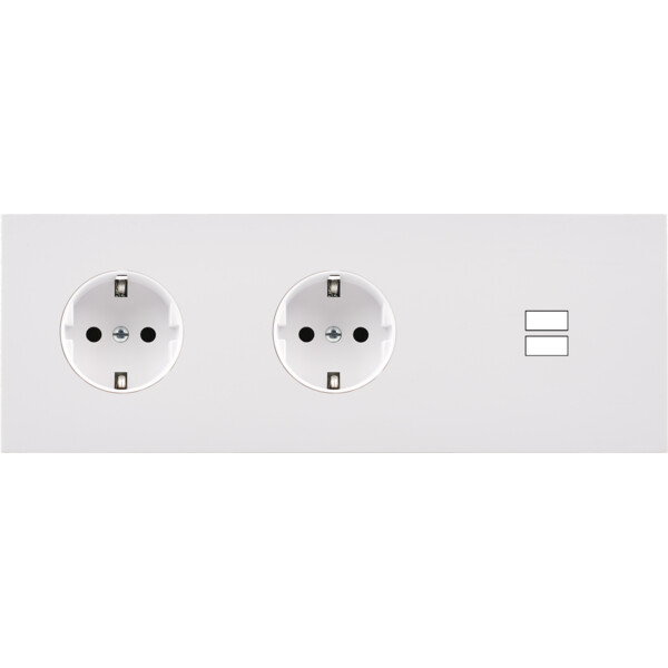 Façade désir blanc mat triple horizontale pck pck u1 - Modelec - 337820-K