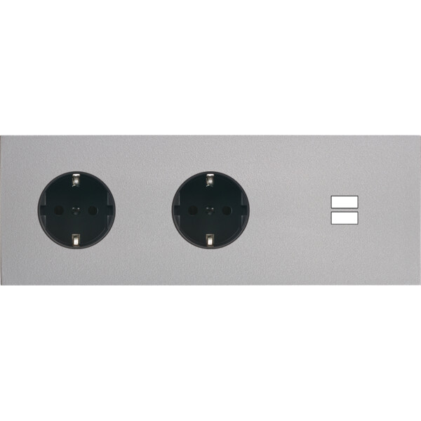 Façade désir alu mat triple horizontale pck pck u1 - Modelec - 337822-K
