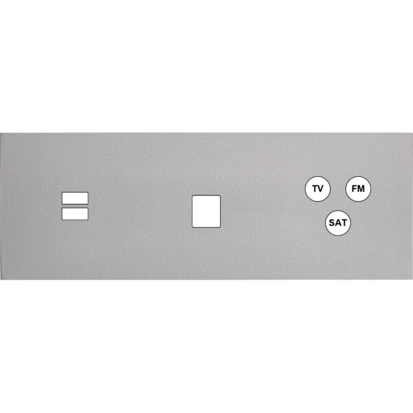 Façade désir alu mat triple horizontale u1 m1 c3 - Modelec - 338822