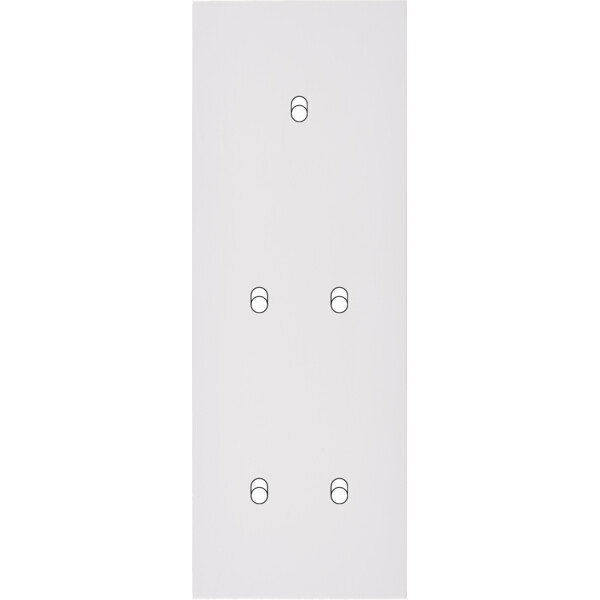 Façade désir blanc mat triple verticale b1 b2 b2 - Modelec - 355820