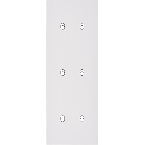 Façade désir blanc mat triple verticale b2 b2 b2 - Modelec - 356820