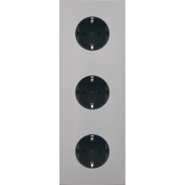 Façade désir alu mat triple verticale pck pck pck - Modelec - 360822-K