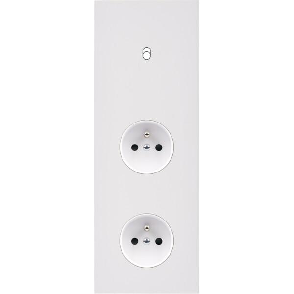 Façade désir blanc mat triple verticale b1 pc pc - Modelec - 361820