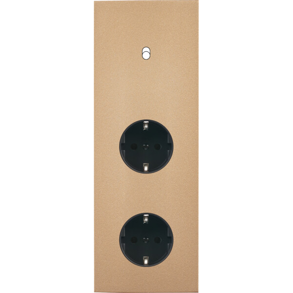 Façade désir doré mat triple verticale b1 pck pck - Modelec - 361824-K