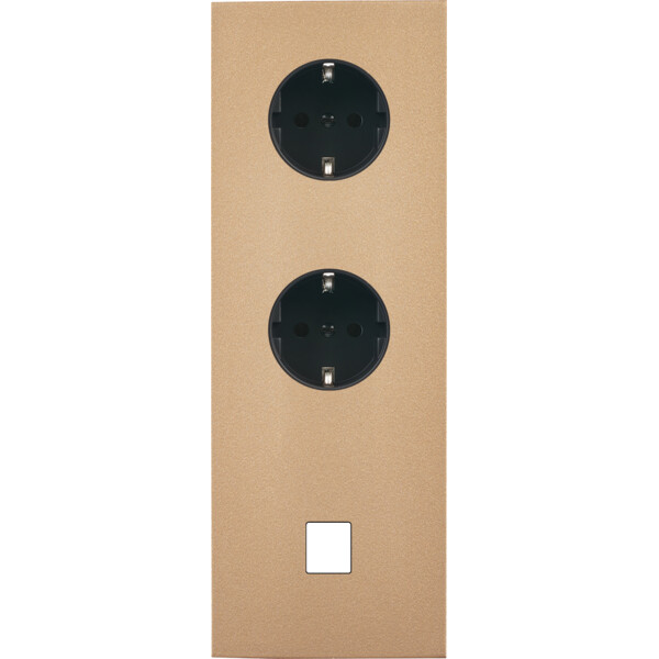 Façade désir doré mat triple verticale pck pck m1 - Modelec - 363824-K