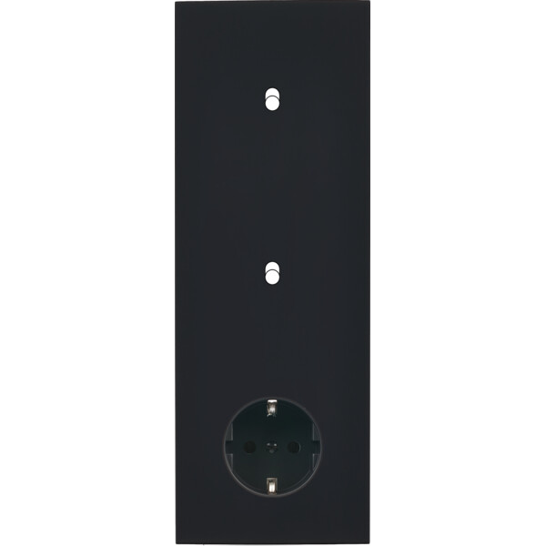 Façade désir noir mat triple verticale 1 basculeur 1 basculeur pck - Modelec - 366818-K