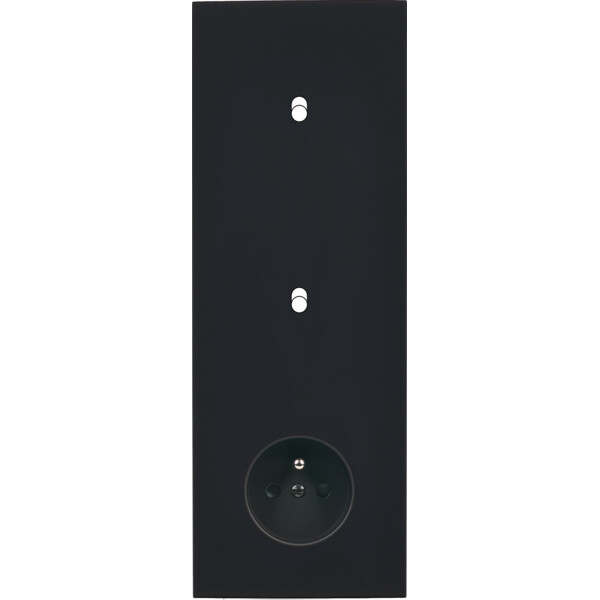 Façade désir noir mat triple verticale 1 basculeur 1 basculeur pc - Modelec - 366818