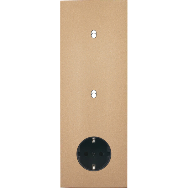 Façade désir doré mat triple verticale 1 basculeur 1 basculeur pck - Modelec - 366824-K
