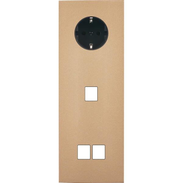 Façade désir doré mat triple verticale pck m1 m2 - Modelec - 368824-K
