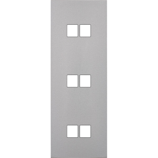 Façade désir alu mat triple verticale 2 medias 2 medias 2 medias - Modelec - 373822