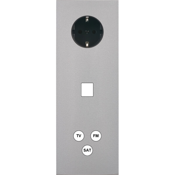 Façade désir alu mat triple verticale pck m1 c3 - Modelec - 374822-K